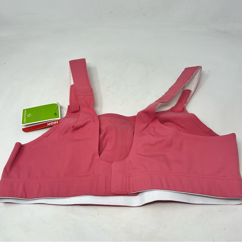 Moving Comfort Helena High Impact sports bra in Guava size 36C NWT - Picture 3 of 10